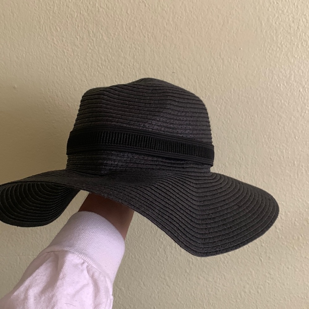 Madewell Black Straw Sunhat